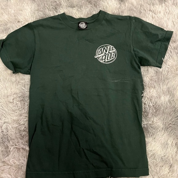 T-shirt Vintage Santa Cruz Skateboard - Années 90, Fabriqué Aux USA, Taille XXL, Gris - État Correct
